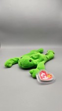 Ty Beanie Baby Legs the Green Frog MWMT Retired