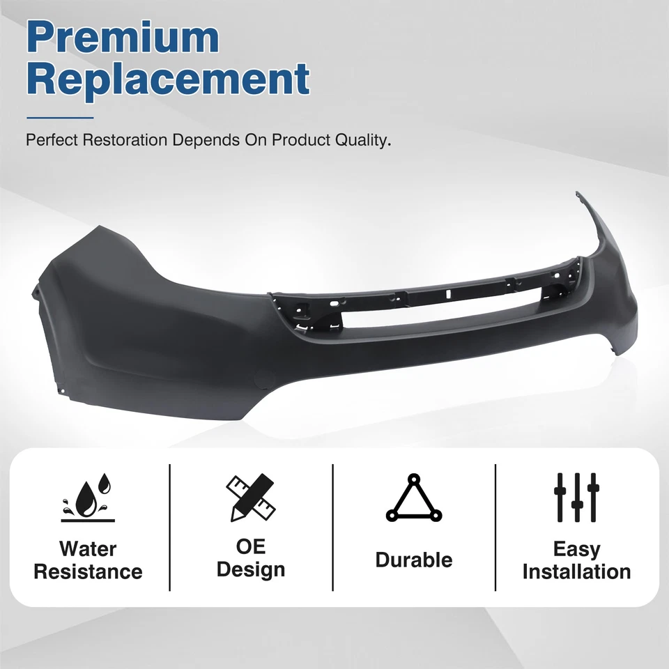 Primed Front Upper Bumper Cover For 2011-2015 Ford Explorer W/O HOLE FO1014109 Foto 4 de 4