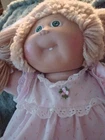 Cabbagepatch Kids Blonde Hair Doll With Fancy Pink Outfit