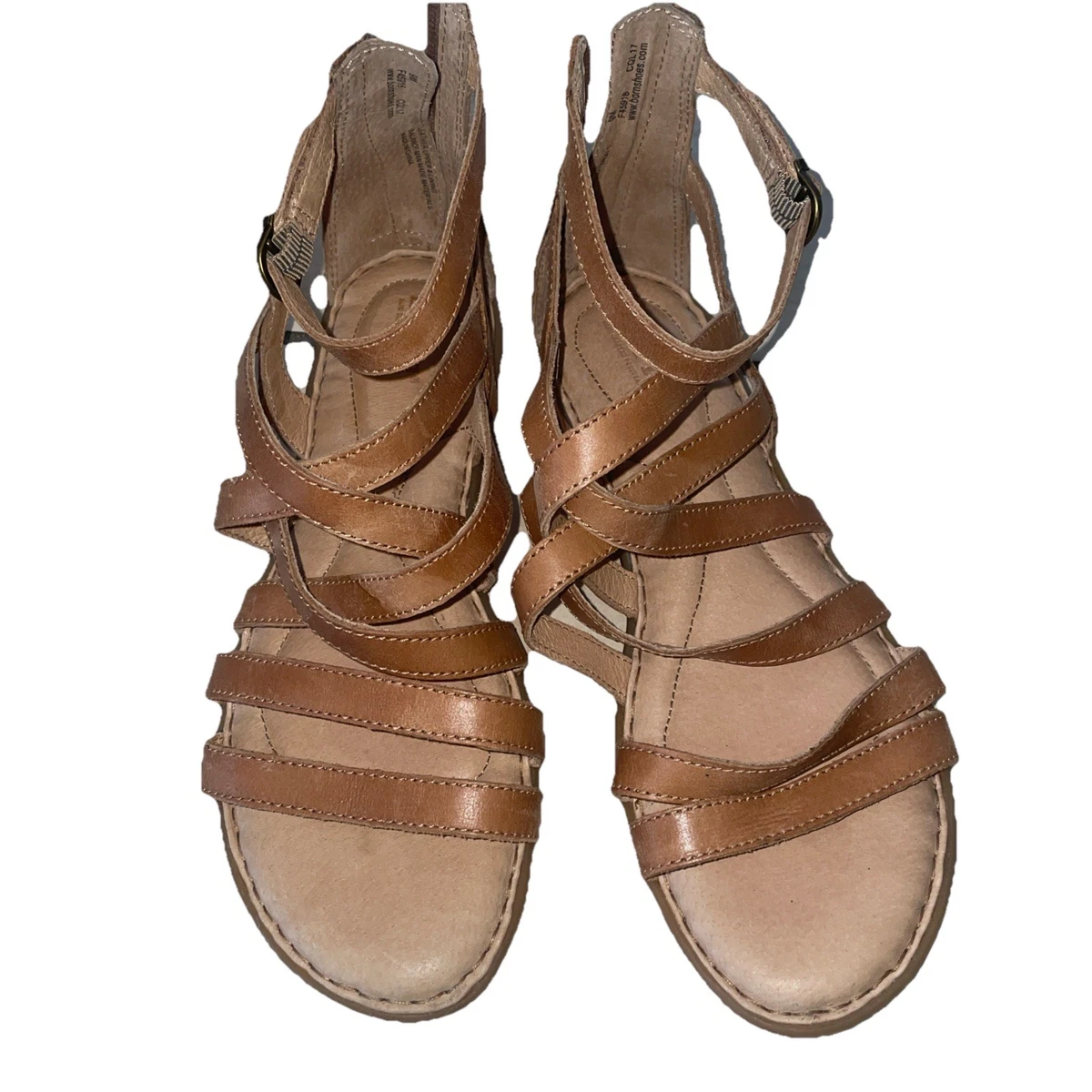 Leather Gladiator Low (3/4 in. to 1 1/2 in.) Zip Women