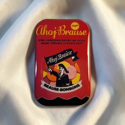Ahoj-Brause Brause-Bonbons Kühlschrankmagnet Retro Motiv