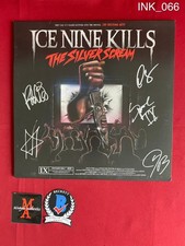 Ice Nine Kills full band signed The Silver Scream vinyl Spencer Charnas COA