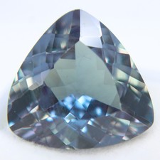 Loose Gemstones Color Change Natural Alexandrite Trillion Cut Certified 13.30 Ct