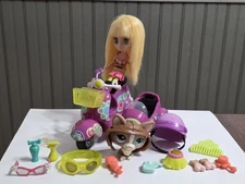 Littlest Pet Shop LPS Blythe Scooter B15 Doll Corgi #1864 Accessories Hasbro