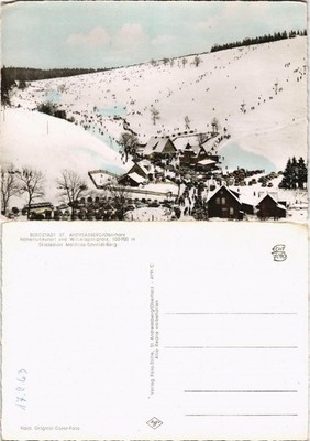Sankt Andreasberg-Braunlage panorama with ski stadium Matthias Schmidt-Berg 1963