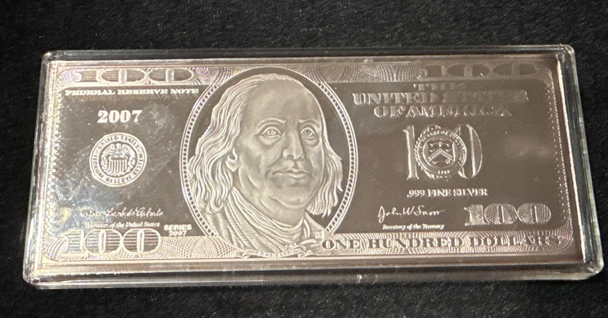 Silver 100 Dollar Bill products for sale | eBay