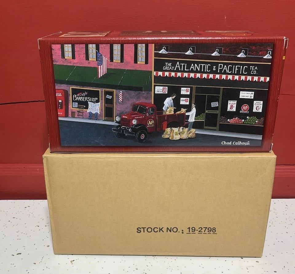 Vintage Diecast First Gear 1949 A&P Dodge Power Wagon Truck Mint In Orginal Box - Image 2 of 4