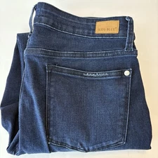 Judy Blue Women's 11/30 Style JB8114DK Stretch Tapered Leg Dark Wash Denim Jeans