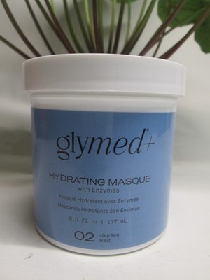 GLYMED PLUS HYDRATING MASQUE with ENZYMES  SALON SIZE  6fl.oz/177ML  NEW