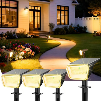 #ad Solar Spot Lights Outdoor Waterproof IP67 60 Solar Flood Lights 30% High Con... $48.49