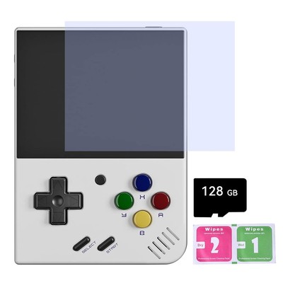 Miyoo Mini Plus Handheld-Spielkonsole, 3,5 Zoll Retro Emulator Konsole integriert