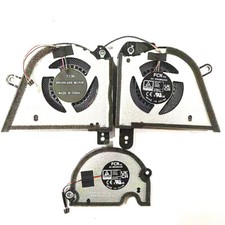 FOR ASUS ROG 16 Zephyrus M16 GU604VI 2023 Model Silver CPU GPU Cooling Fan