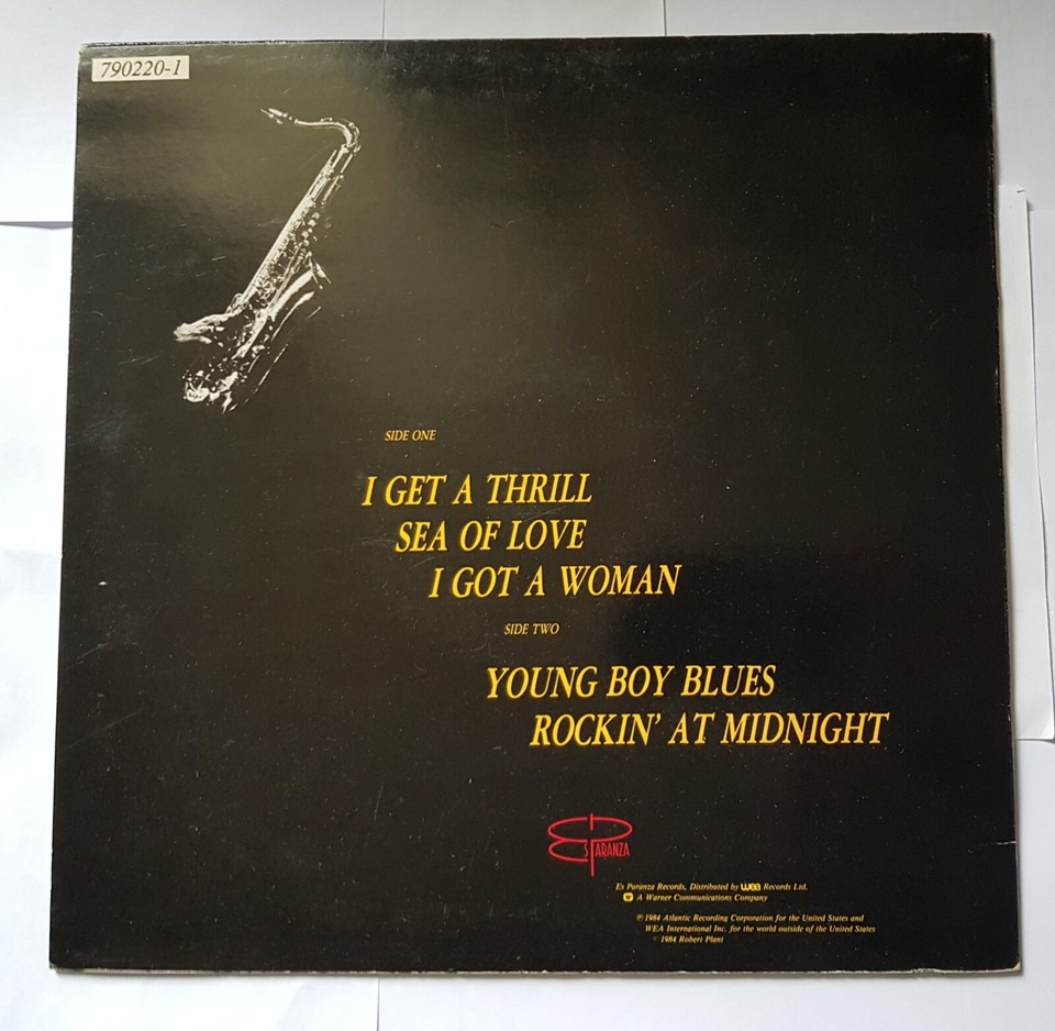 THE HONEYDRIPPERS Volume One 10" UK orig Robert Plant Jeff Beck Jimmy