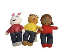 PBS KIDS Arthur Friends Plush Toy Set of 3 Buster Francine - Greenbriar Intl.