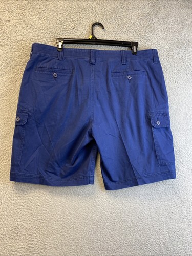 St. Johns Bay Mens Sz 42 Cargo Shorts Blue Pockets /93-36 - Picture 12 of 13