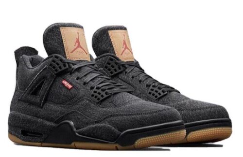 Nike Air Jordan 4 Retro Levis NRG Black W/ Tag Size 8.5 Rare 100% Authentic!!!
