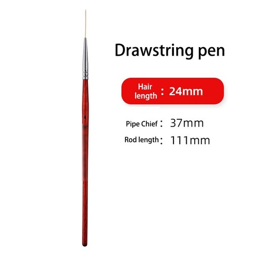 Nail Art Brushes UV Gel Polish Painting Art Design Pen Brush For Thin Details - Picture 12 of 23