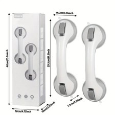 2 Maniglie Di Sicurezza Maniglione Per Anziani Disabili Da Vasca Doccia Ventosa