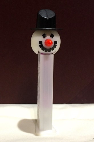 vintage pez dispenser - christmas / snowman / slovenia /pre