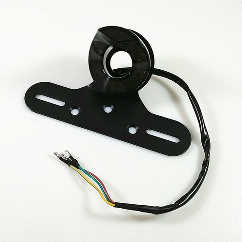 Motorcycle LED Brake Tail Light Stop Light License Plate Bracket Lamp Smoke Atv - Picture 7 of 7