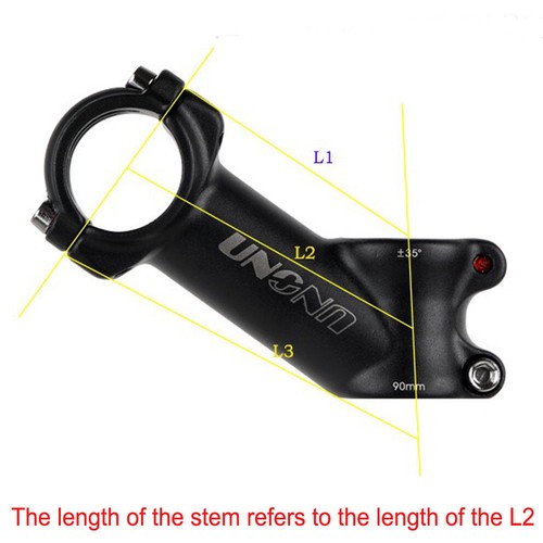 UNO 7° 17° 35° Bike Stem 25.4*60-135mm Bicycle Handlebar Stem MTB Accessories - Picture 7 of 58