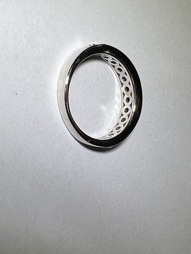 14k Solid White Gold Diamond Ring Band 1.34 CTW Natural Diamonds - Picture 4 of 6
