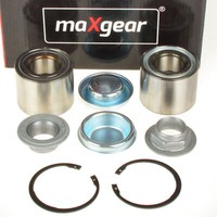 2X Maxgear 33-0635 Radlagersatz Hinten FüR C3 C4 DS3 Crossland Peugeot 207 208