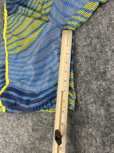 NIKE Boys Board Shorts Large 12 13 Years Blue Striped Swim Trunks Beach N327 - Picture 8 of 8