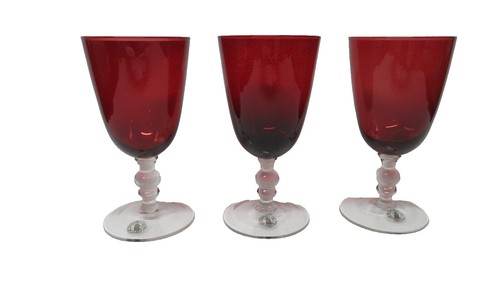 Wine Glass Burgundy Glass Brass Toyama JAPAN KISEN BRAND | eBay