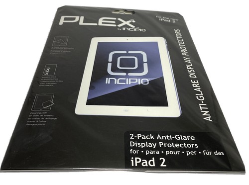 PLEX by Incipio 2-Pack Anti-Glare Display Protectors for iPad2- NEW