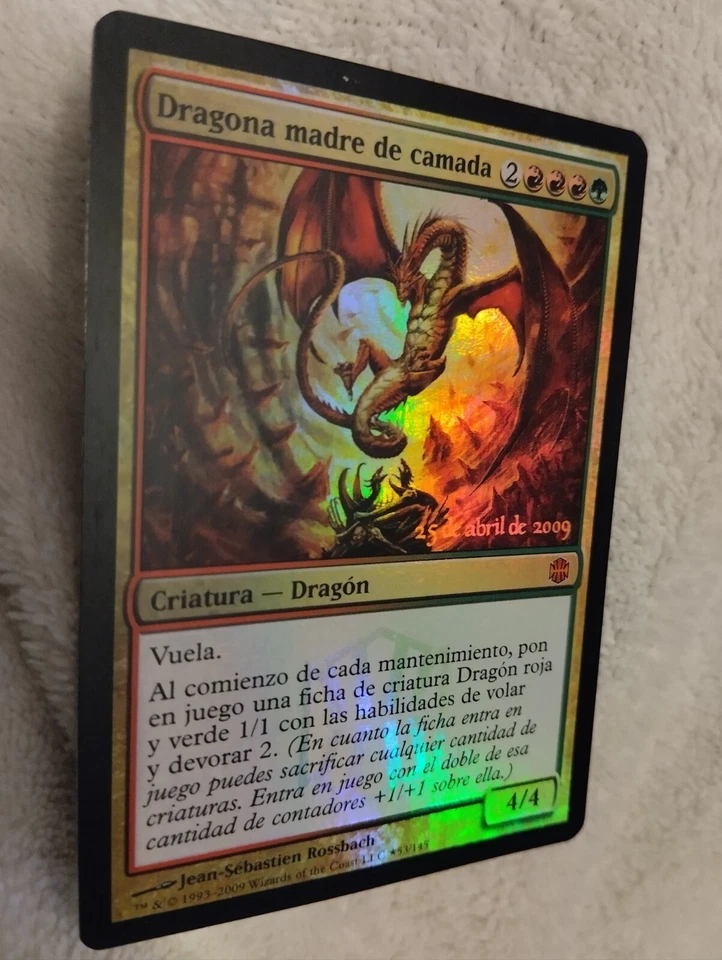 MTG DRAGON BROODMOTHER (Dragona madre de camada) SPANISH Promo 2009 WOTC - Image 2 of 4