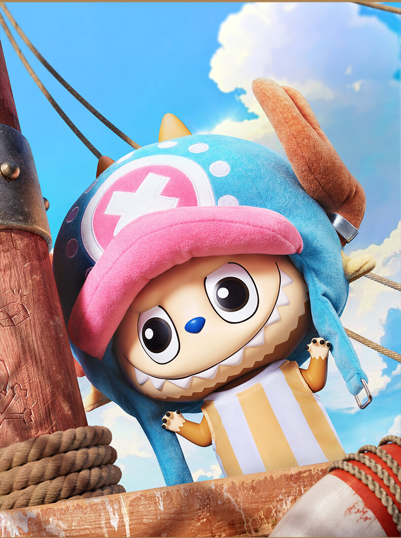 正規品POPMART MEGA LABUBU トニートニー・チョッパー 400% POPMART MEGA LABUBU 400% Tony Tony Chopper Limited Edition