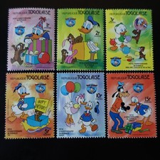 TOGO N°1139/1144 WALT DISNEY NEUF ** LUXE MNH