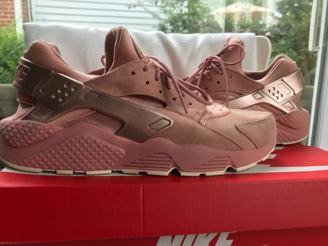 nike huarache rust pink