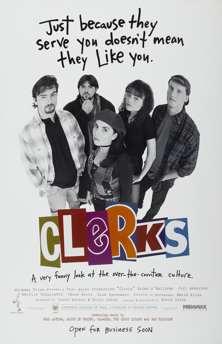 Clerks 映画 ムービー ポスター Clerks movie poster - Kevin Smith - 11 x 17 inches | eBay