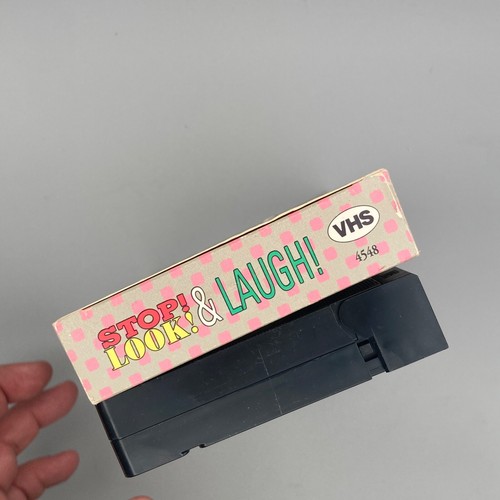 Stop! Look! and Laugh! (1950) w/ The Three Stooges, VHS Movie, Goodtimes (1991) - Picture 4 of 5