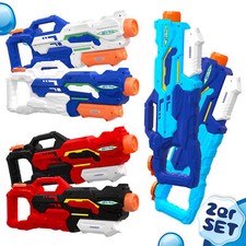 KESSER® Wasserpistole 2er Set Wasserpistolen Spritzpistolen Reichweite 10-11m