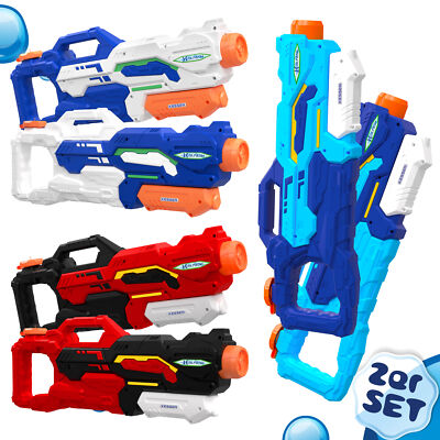 KESSER  Wasserpistole 2er Set Wasserpistolen Spritzpistolen Reichweite 10-11m