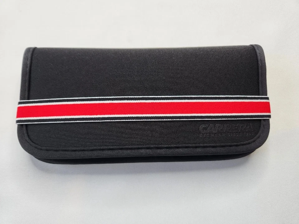 CARRERA NEGRO CARTERA ESTILO ESTUCHE GAFAS DE SOL con PAÑO DE LIMPIEZA Foto 3 de 4