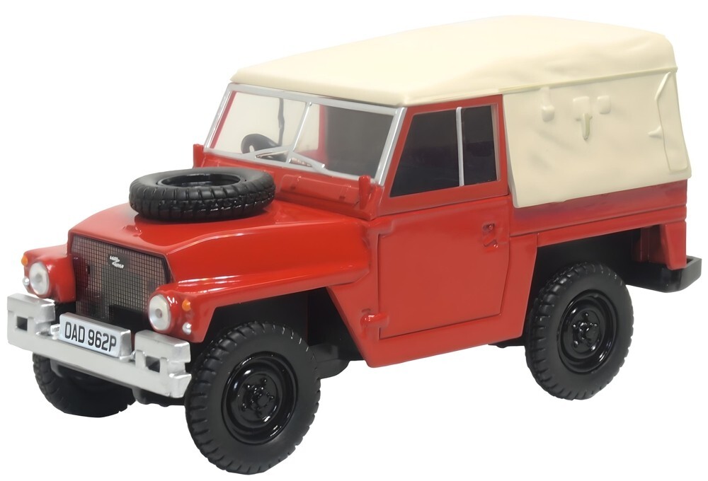 OXFORD MILITARY LAND ROVER LIGHTWEIGHT RED 43LRL011