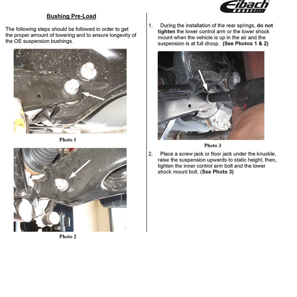 Комплект передних и задних понижающих пружин Eibach 28105.140 PRO-KIT для зарядного устройства 2011-23 годов выпуска - Изображение 3 из 4