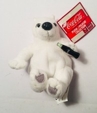 one Coca Cola Polar Bear Collectible Plush 6" NWT