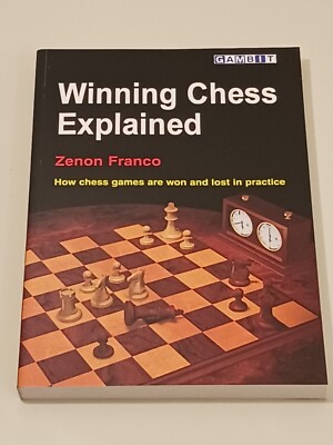 Winning Chess Explained By Zenon Franco Paperback Gambit Vintage Rare