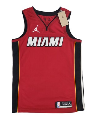 Nike Jordan Brand Miami Heat Red Blank Swingman Jersey Men's