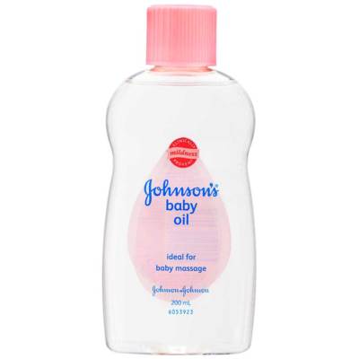 Johnsons Baby Oil 200ML Fast Absorbing And Pure Ideal for Baby Massage