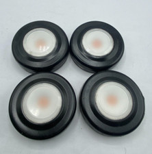LOT OF 4 Magnetic Closet Lights ROUND UT1056 3.5" 4.5VDC 1.5W Black Lamp 🔔