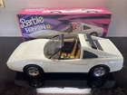 Vintage 1988 Mattel Barbie White Ferrari Car In Original Box #3564
