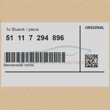 Originale BMW 51117294896 - Asta mascherina destra LUSSO serie 3