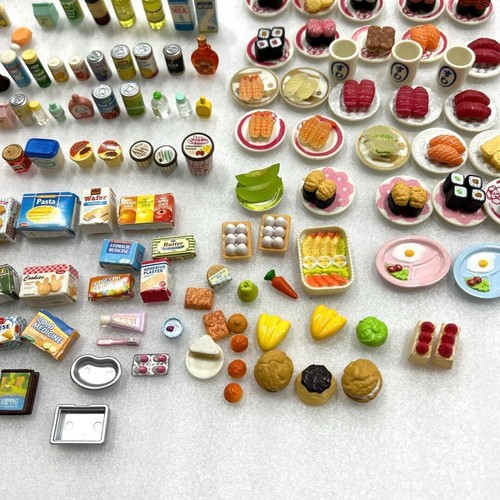 Re-Ment Miniature Figure Bulk Sale Japanese Restaurant Sushi Bread Food Lot VG - Picture 3 of 6