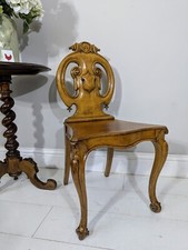 Antique Hall Chair Scottish Arts & Crafts Taste Victorian FREE Postage